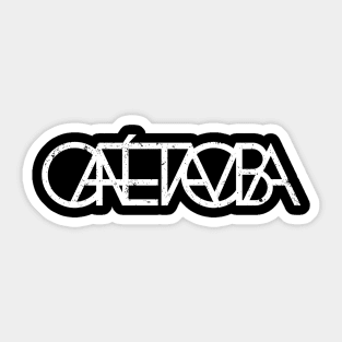 Cafe Tacuva - vintage design Sticker